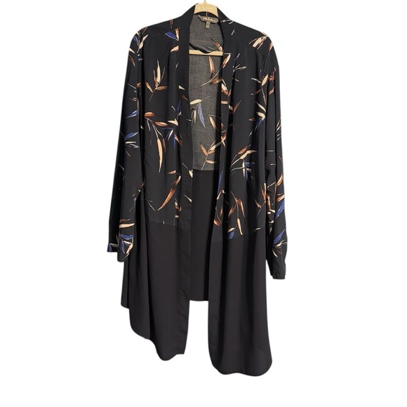 Ulla Popken Cardigan Black Size 32/34 Open Front - Picture 1 of 6